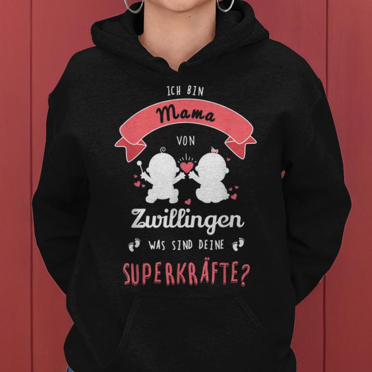 Stolze Mama Zwillinge Geschenk Zwillingsmama Geschenk Damen Frauen Hoodie