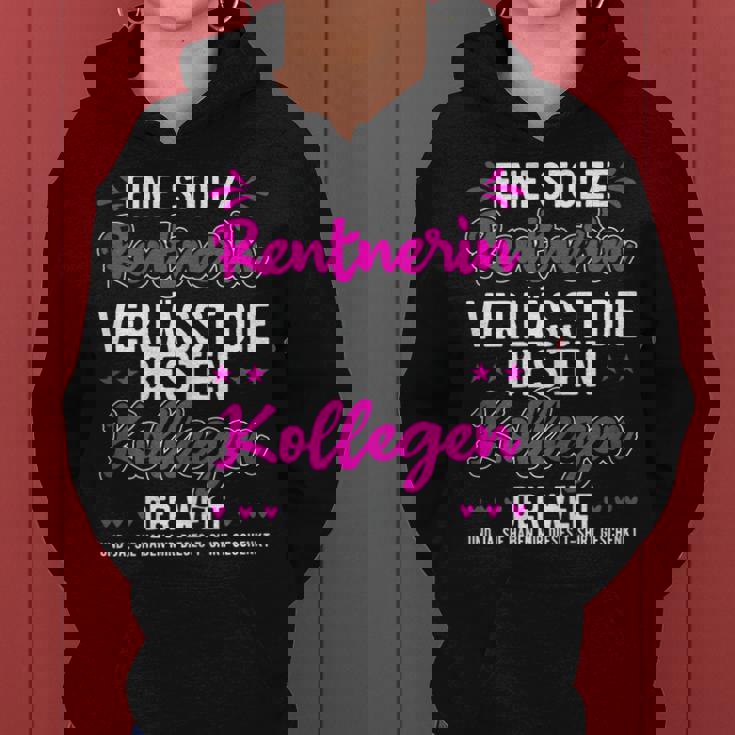 Stolze Rentnerin 2023 Hoodie, Abschied von den Besten Kollegen