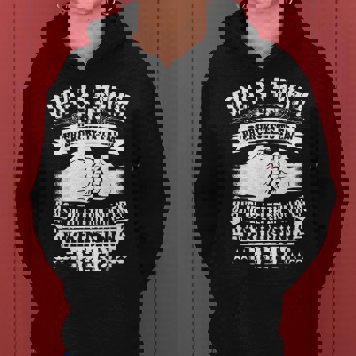 Stolzer Opa Und Enkel Partnerlook Spruch Geschenk Enkelkind Frauen Hoodie