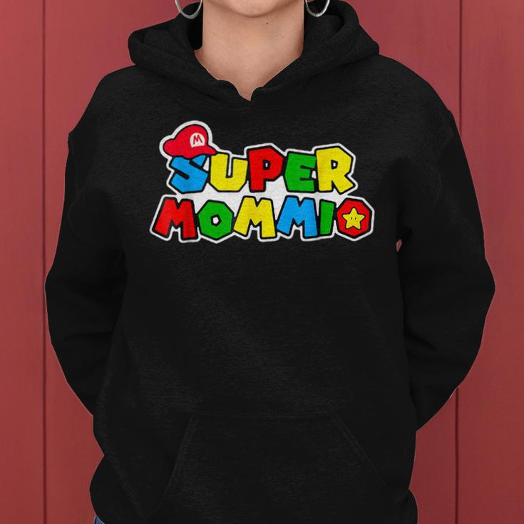 Super Mommio Funny Video Gaming Gifts For Mom Mothers Day Women Hoodie