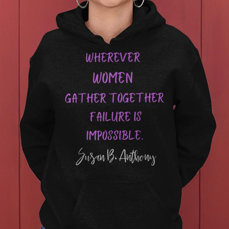 Susan B Anthony Womens Rights Gender Equality Independence Women Hoodie