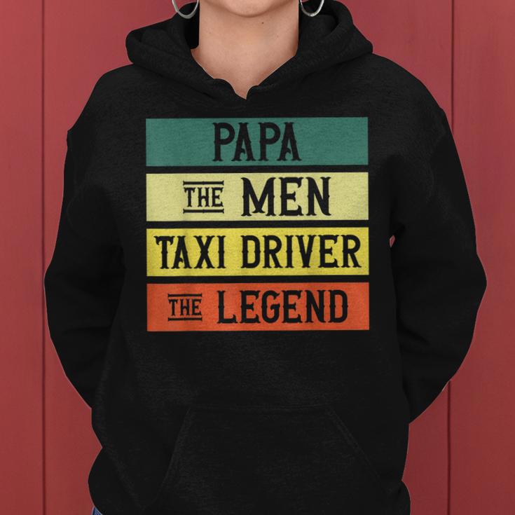 Taxifahrer Taxifahrer Retro Dad Papa Legend Frauen Hoodie