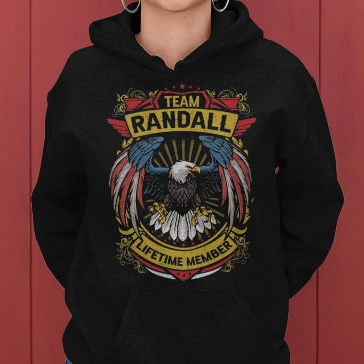 Team Randall Lifetime Member Randall Last Name Women Hoodie