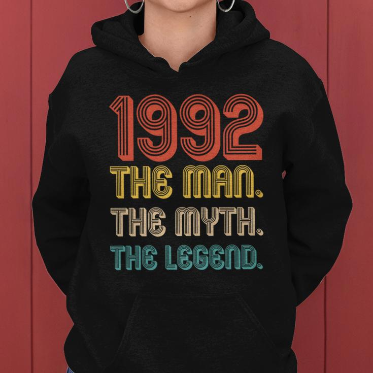 The Man The Myth The Legend 1992 30Th Birthday Women Hoodie