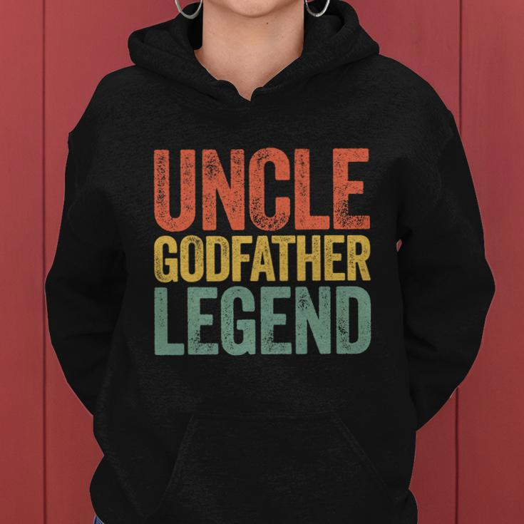 Uncle Godfather Legend Fathers Day Women Hoodie