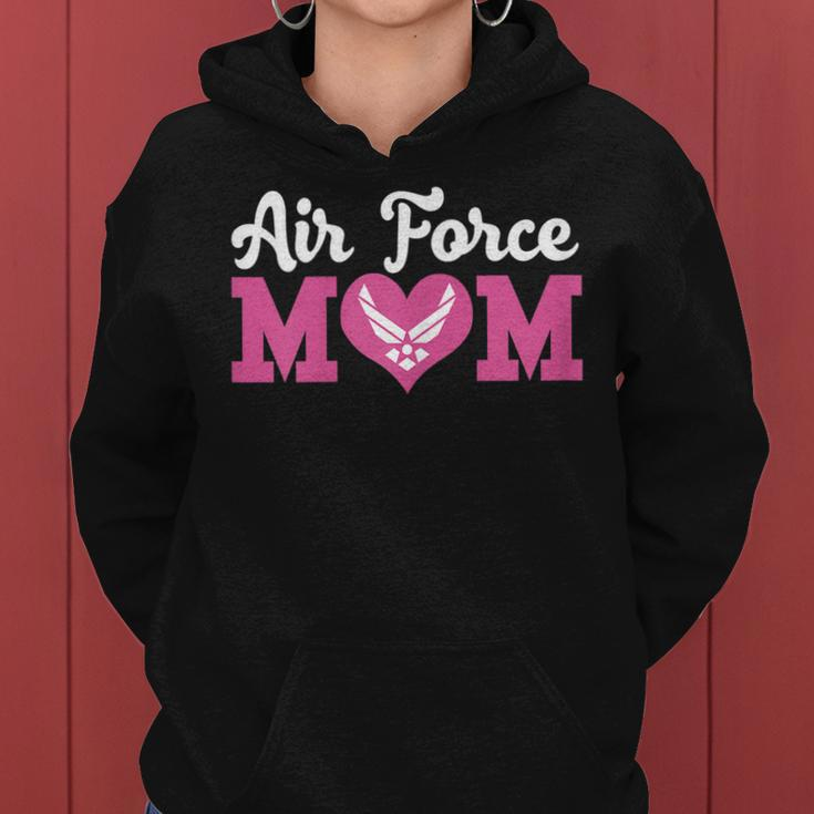 Us Air Force Mom Heart Proud Air Force Family Gift For Womens Women Hoodie