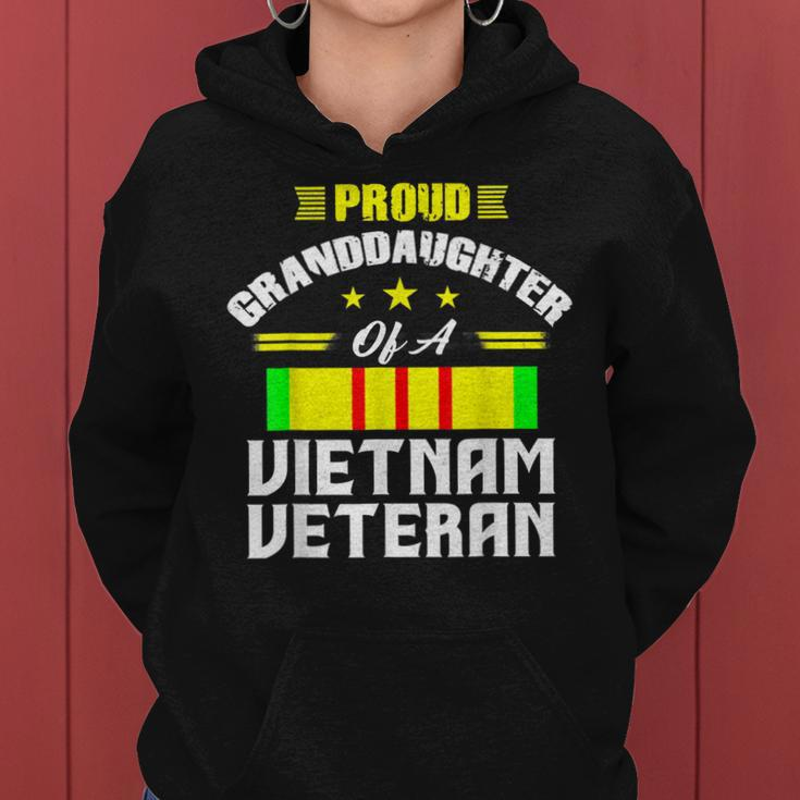 Veteran 365 Proud Granddaughter Of A Vietnam Veteran Women Hoodie