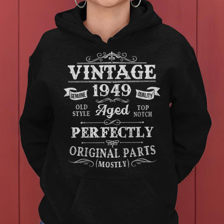 Vintage 1949 70Th Birthday 70 Years Old Gift Shirt Women Hoodie
