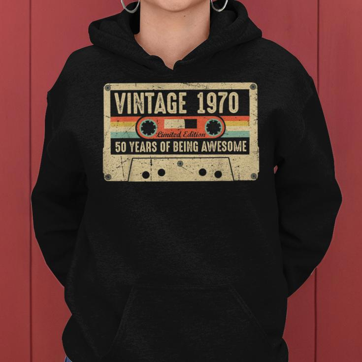 Vintage 1970 Made In 1970 50Th Birthday 50 Years Old Gift V2 Women Hoodie