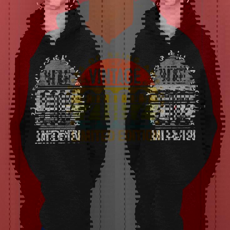 Vintage 2002 Limited Edition 21 Year Old Gifts 21St Birthday V2 Women Hoodie