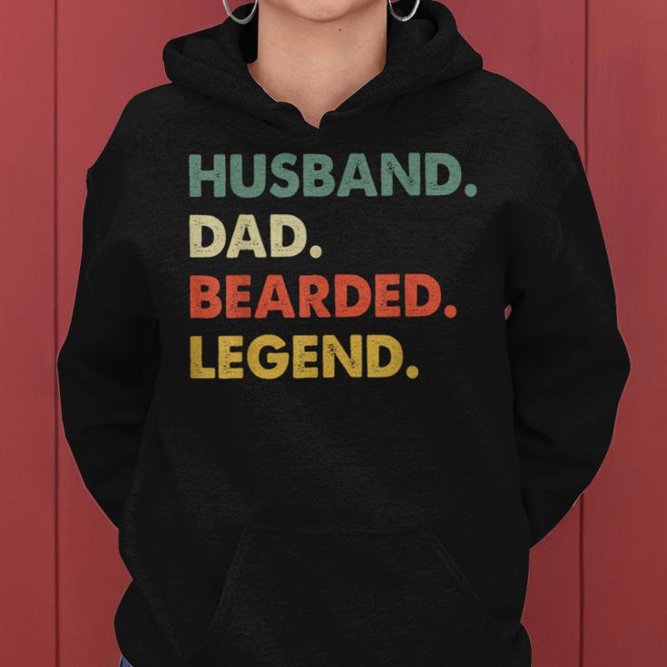 Vintage Beard Husband Dad Bearded Legend Men Frauen Hoodie