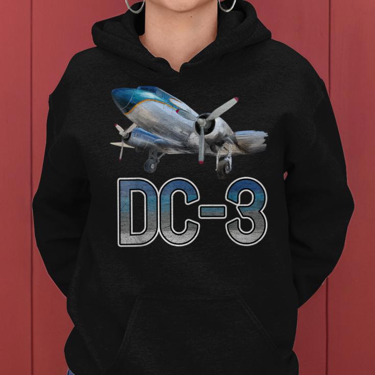 Vintage Dc-3 Flugzeug-Outfit Für Herren Frauen Hoodie