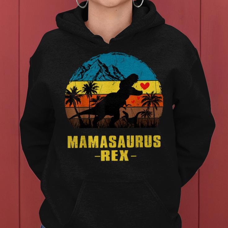 Vintage Funny Mamasaurus Rex Gift For Mom Women Hoodie