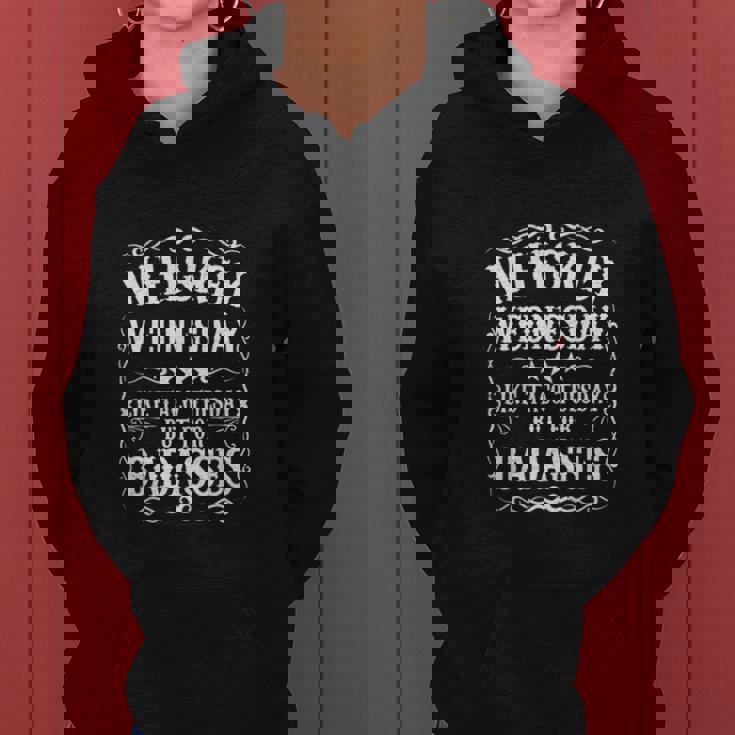 Whiskey Wednesday Women Hoodie Graphic Print Hooded Sweatshirt