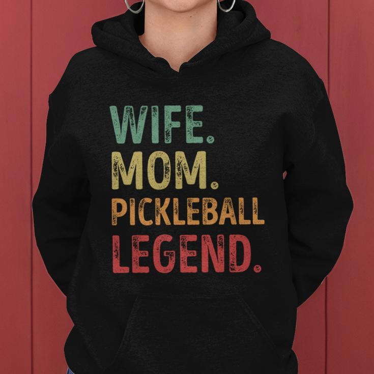 Wife Mom Pickleball Legend Cute Gift Women Hoodie
