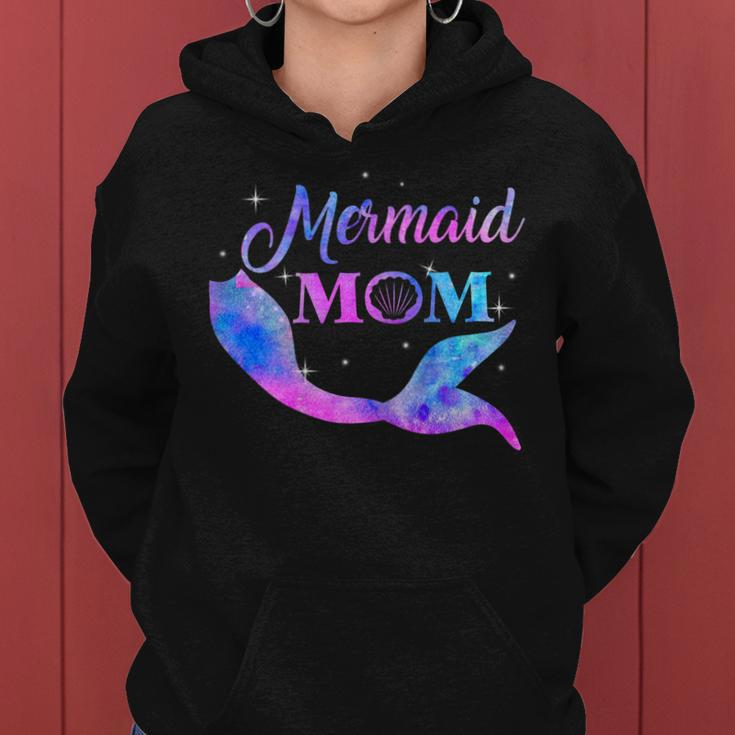 Womens Mermaid Mom Birthday Mermaid First Time Mommy New Mom Shirt Women Hoodie