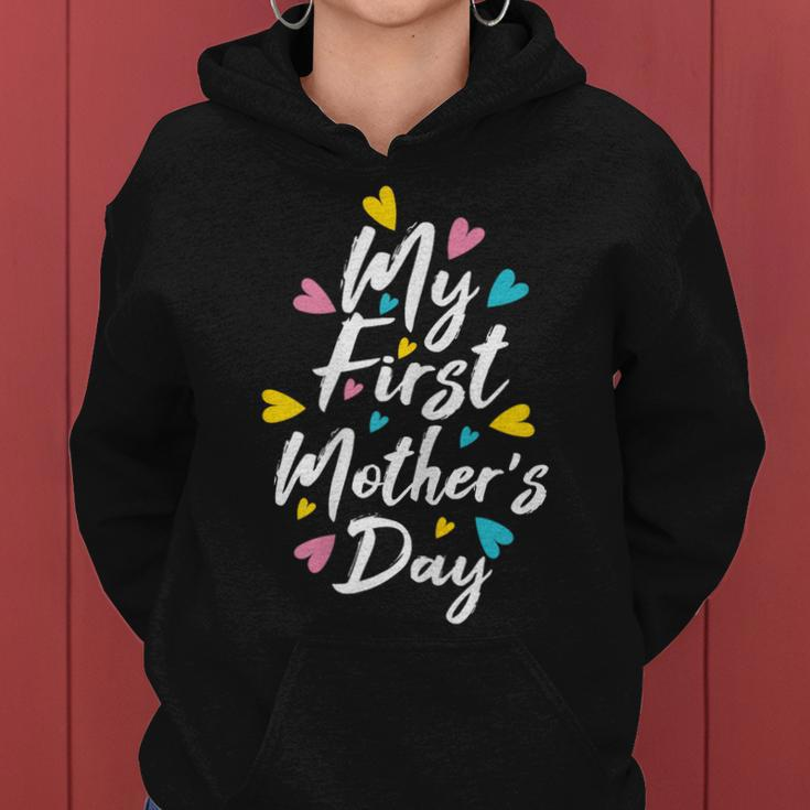 Womens My First Mothers Day Mothers Day 2023 Women Hoodie