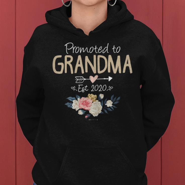 Womens Promoted To Grandma Est 2020 Mothers Day New Grandma Mimi Women Hoodie