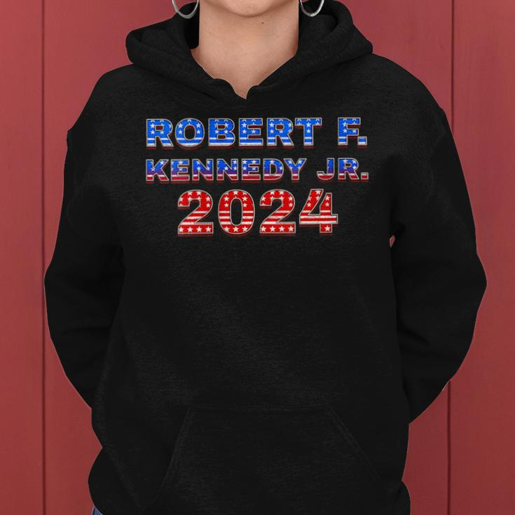 Womens Robert F Kennedy Jr 2024 Stars And Stripes Red White Blue Women Hoodie