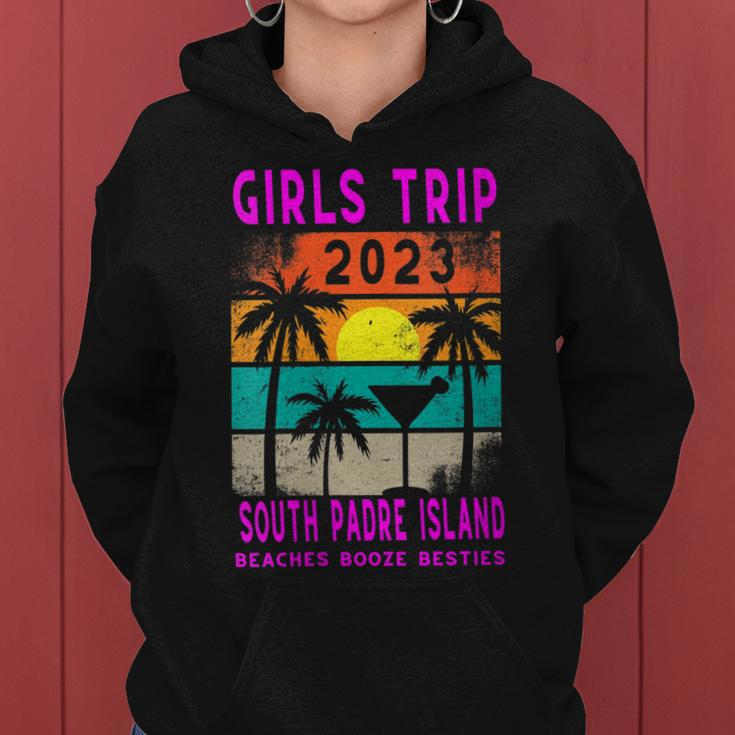 Womens South Padre Island Girls Trip 2023 Students Vacation Party Women Hoodie