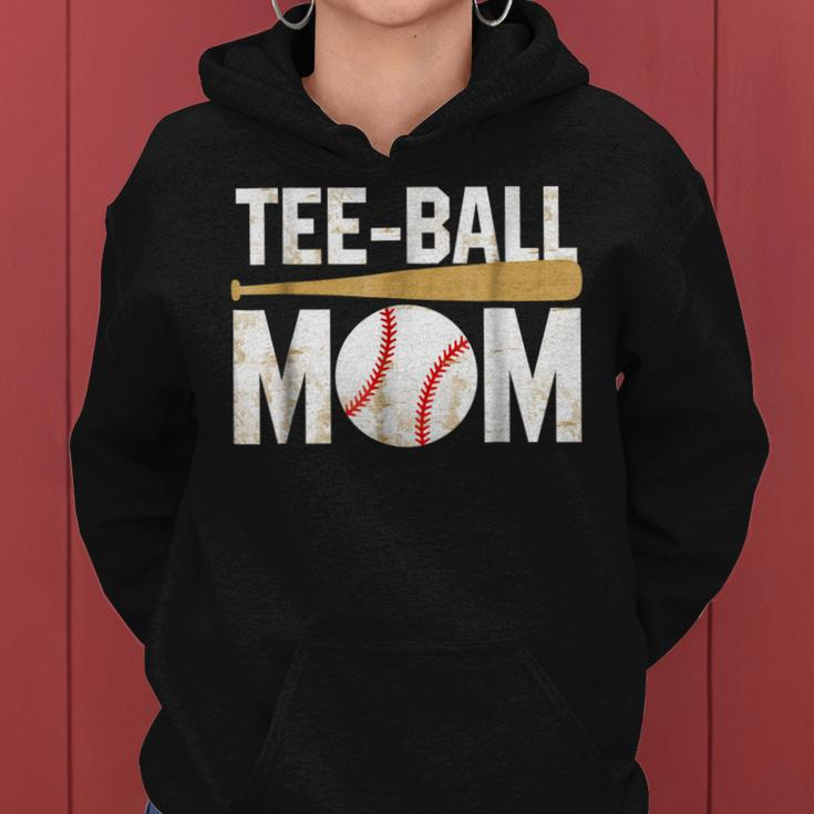 Womens Sport Ball Mom Tball Mom Sport Mama Gift For Women Women Hoodie