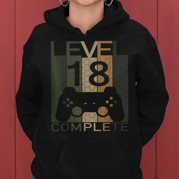 Zocker 18 Geburtstag Level 18 Jahre 2003 Gaming Frauen Hoodie