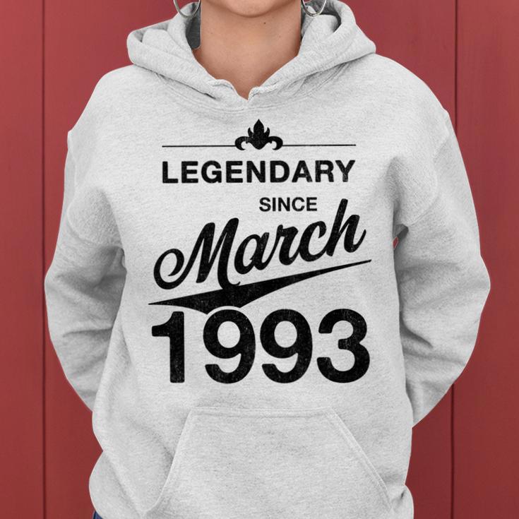 30 Geburtstag 30 Jahre Alt Legendär Seit März 1993 V3 Frauen Hoodie