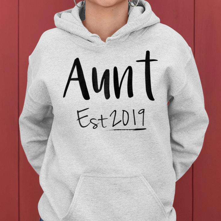 Aunt 2019 Pregnancy Announcement To Aunt Gift Gift For Womens Women Hoodie