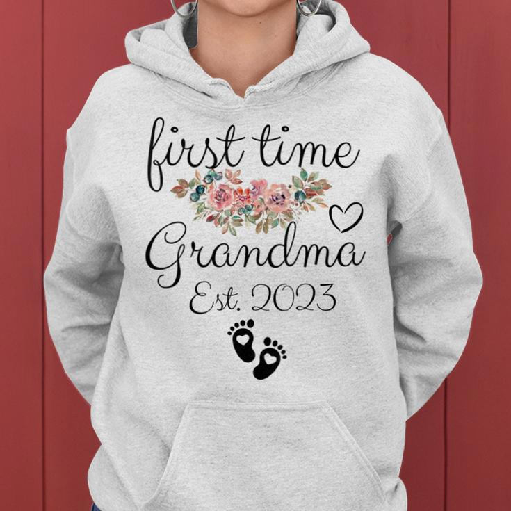 First Time Grandma 2023 New Granny Funny Mothers Day 2023 Women Hoodie