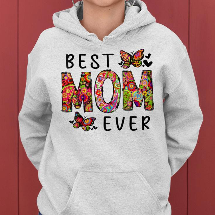 Floral Mothers Day Best Mom Ever From Daughter Son Kid Women Hoodie