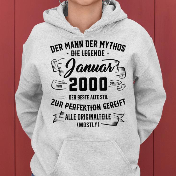 Herren Der Mann Mythos Die Legend Januar 2000 23 Geburtstag Frauen Hoodie