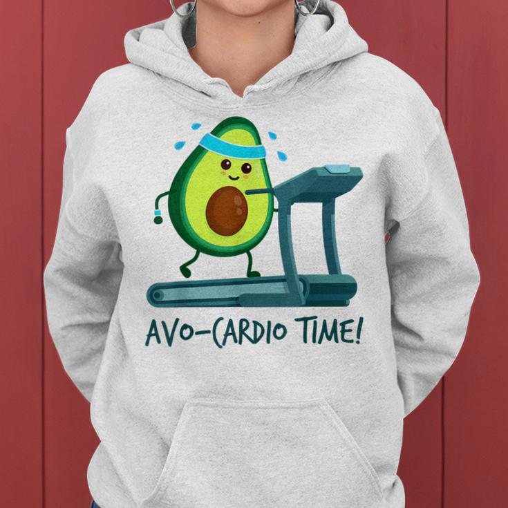 Its Avo-Cardio Time Avocardio Fitness Ernährung Avocado Frauen Hoodie