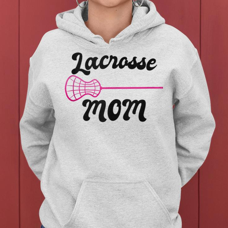 Lacrosse Stick Intercrosse Team Sport Mother Mom Women Hoodie