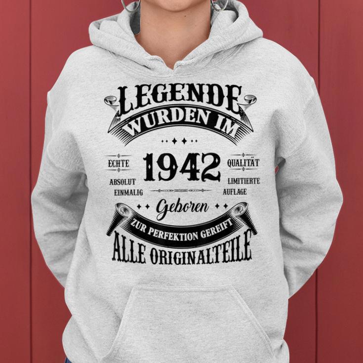 Legenden Wurden Im 1942 Geboren 81 Geburtstag 81 Jahre Frauen Hoodie