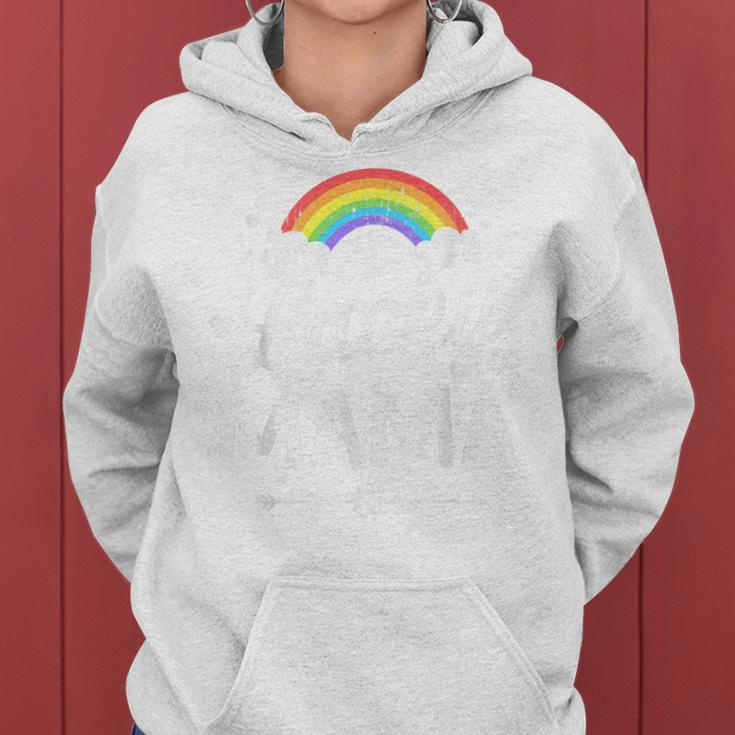 Lucky Mama With Rainbow For St Patricks Day Family Mom Women Hoodie