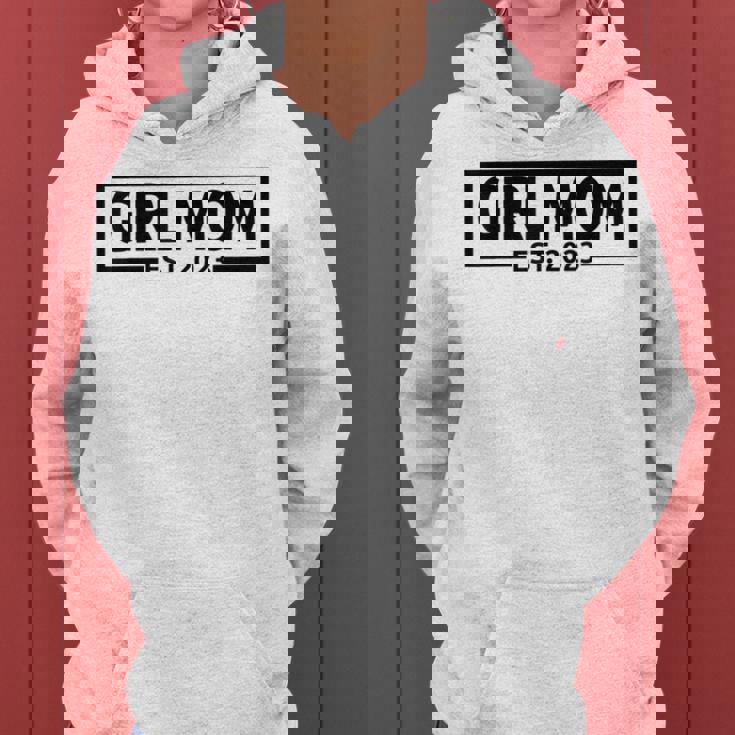 Mädchen Mama Est 2023 Hoodie, Muttertags Schwangerschaftsankündigung