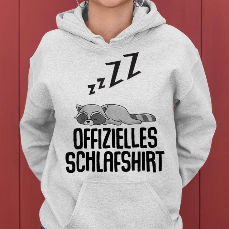 Offizielles Schlaf Herren Waschbär Lustige Geschenke Frauen Hoodie