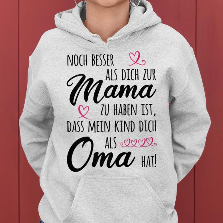 Omi Besser als Mama Hoodie, Lustiges Oma Großmutter Tee