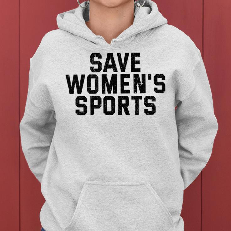 Save Womens Sports Support Womens Athletics Vintage Retro Women Hoodie