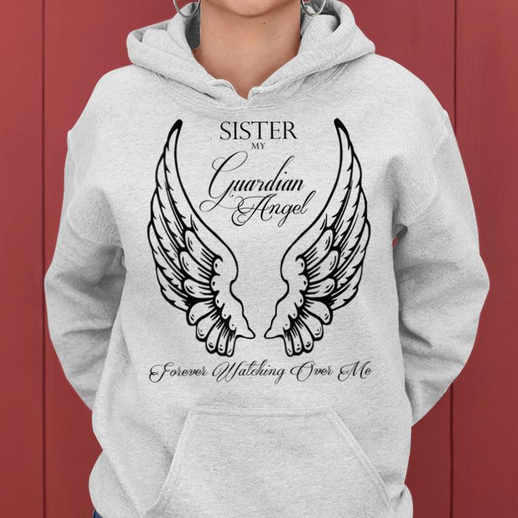Sister Guardian Angel Memorial Gift Women Hoodie