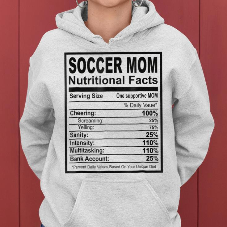 Soccer Mom Nutritional Facts Women Hoodie