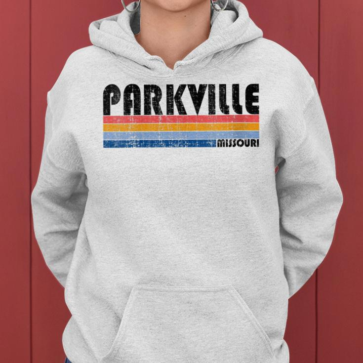 Womens Vintage 70S 80S Style Parkville Mo Women Hoodie