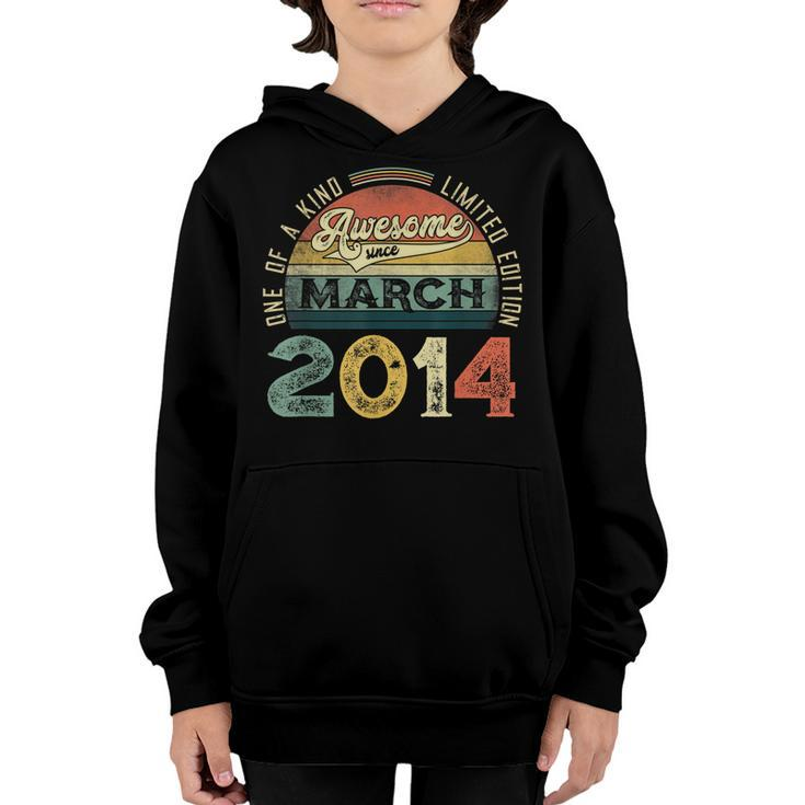 8Th Birthday Decorations March 2014 Boy Girl 8 Years Old  Youth Hoodie