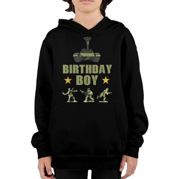 Birthday Army Party Army Decorations Boys Birthday Party  Youth Hoodie