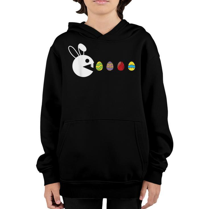 Bunny Happy Easter Egg Hunting Video-Game Gamer  Youth Hoodie