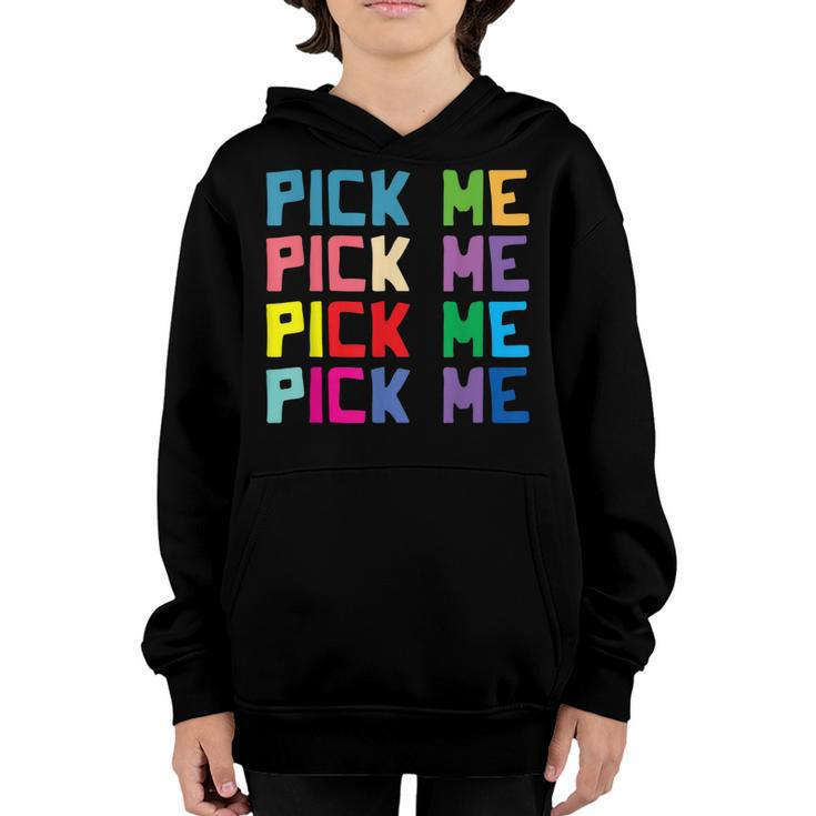 Come On Down Game Show  Pick Me Colorful  Youth Hoodie