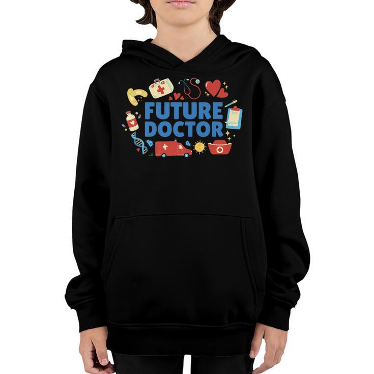 Future Doctor  School Studying Girls Boys Future Doctor   Youth Hoodie