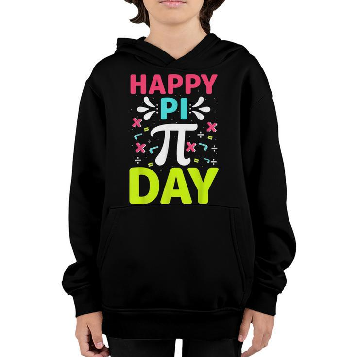 Happy Pi Day Kids Math Teachers Student Professor Pi Day  V4 Youth Hoodie