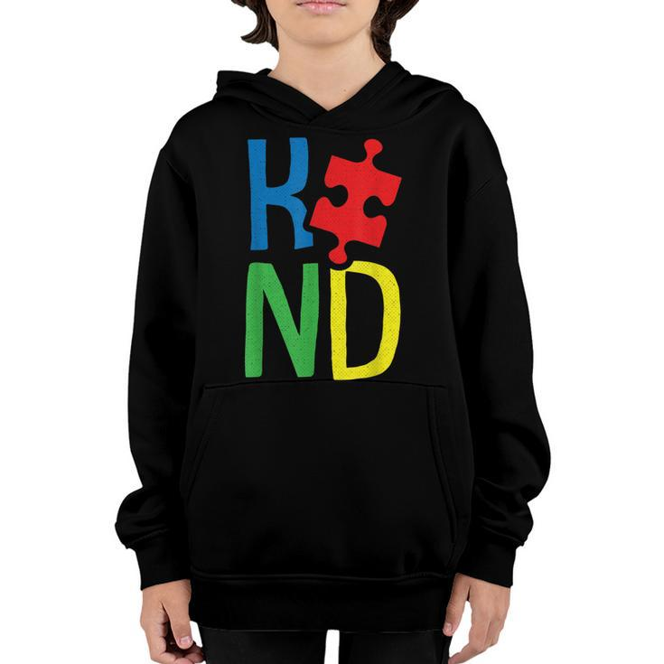 Kind Autism Awareness Puzzle Baby Boys Girls Toddlers Kids  Youth Hoodie