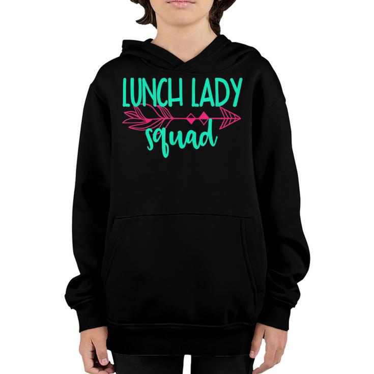 Lunch Lady Squad School Cafeteria Team Group Gift Youth Hoodie